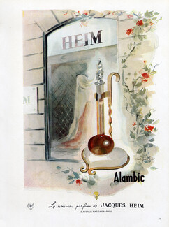 Jacques Heim (Perfumes) 1945 Alambic Shop Henry Jean Gilot