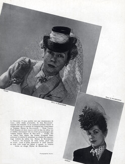 Agnès & Albouy (Hats, Veil) 1941