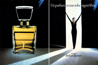 Yves Saint-Laurent (Perfumes) 1983 Y, Un parfum et une robe