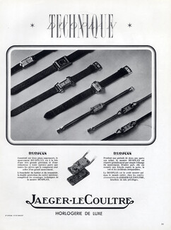 Jaeger-leCoultre (Watches) 1938 Technique Duoplan