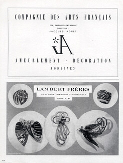 Lambert Frères (Jewels) 1946 Clips, Photos Koruna