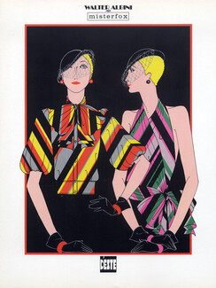 Walter Albini 1971 Misterfox Fashion Blouses & Evening Dresses Etro D'este