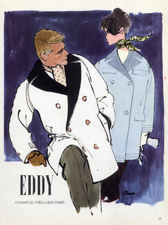 Eddy (Clothing) 1959 Stemp Coats Woman & Man