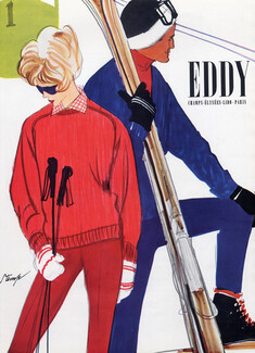 Eddy (Clothing) 1961 Stemp Fashion Sport Skiing