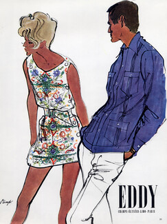 Eddy (Clothing) 1962 Stemp Fashion Summer Woman & Man