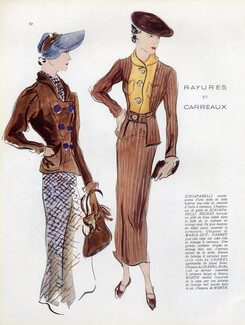 Karsavina 1935 Schiaparelli & Marcel Rochas, Fashion Suit