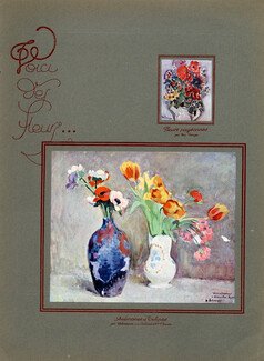Van Dongen Flowers 1924 Lebasque Jacqueline Marval Odilon Redon, 4 pages