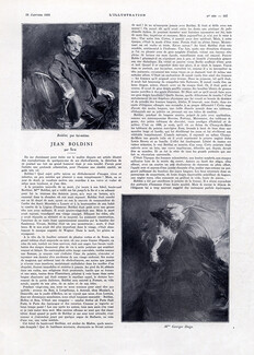 Jean Boldini, 1931 - Portraits Mrs Hugo, Princesse de Hobenlobe, Duchesse de Malborough, Texte par SEM, 4 pages