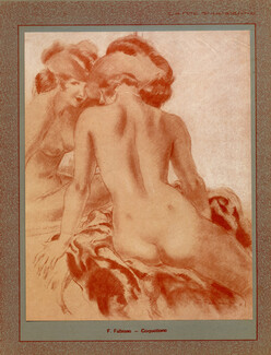 Fabien Fabiano 1928 Coquetterie Nude