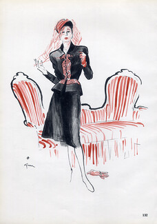 Schiaparelli, Dressmakers (p.2) — Vintage original prints