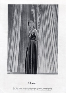 Chanel 1939 Evening Gown, Nouveautés des Feuillants (Fabric)