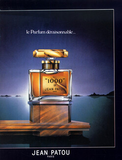 Jean Patou (Perfumes) 1985 Perfum 1000, double page