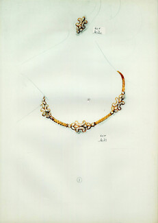 Necklace - (Cartier) Set of Jewels Archive Document