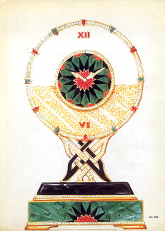 Jewels Small Clock - (Cartier) Archive Document