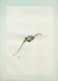Bracelet (Cartier ?) Glazed photo paper Ref. 1028 Archive