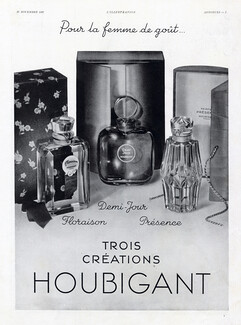 Houbigant (Perfumes) 1937 Floraison Demi-Jour Présence