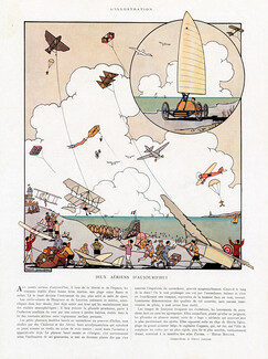Marcel Jeanjean 1927 Jeux Aériens Aujourd'hui Kites Wind Games Toys