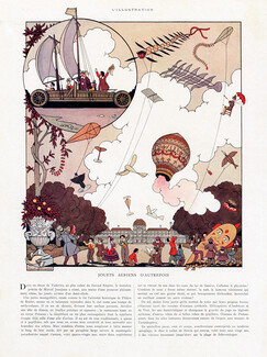 Marcel Jeanjean 1927 Jeux Aériens Autrefois Kites Airship