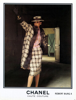 Chanel 1983 Inès de la Fressange Suit Hat