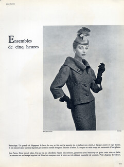 Balenciaga (Couture) 1954 Photo Philippe Pottier