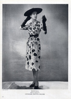 Balenciaga 1947 Summer Dress, Lipnitsky, Coudurier Fructus Descher
