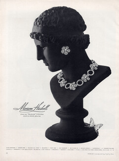 Haskell Miriam (Jewels) 1955 Gardenia Collection Necklace Earring