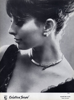 Grossé (Jewels) 1963 Necklace, Earring, Photo Philippe Pottier