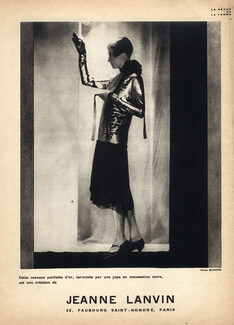 Jeanne Lanvin 1927 Spangled Suit Photo Scaioni