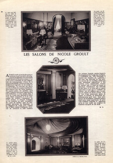 Nicole Groult 1927 Shows decorated by André Groult Art Clipping