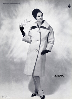 Jeanne Lanvin 1963 Winter Coat Photo Seeberger