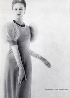Lanvin Castillo 1964 Evening Gown, Bodin (Fabric) Photo A. De Molli