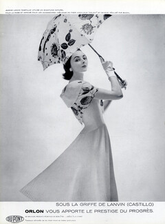 Lanvin Castillo 1951Summer Dress, Umbrella