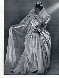 Jeanne Lanvin 1947 Wedding Dress Fashion Photography