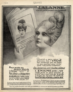 Lalanne (Hairstyle) 1914 Hairpieces, A. Ehrmann
