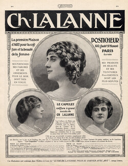 Lalanne (Hairstyle) 1911 Wig