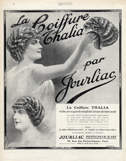 Jourliac (Hairstyle) 1912 Hairpieces Ehrmann