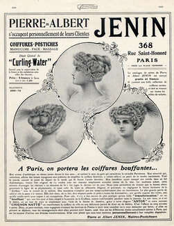 Pierre & Albert Jenin (Hairstyle) 1911 Hairpieces