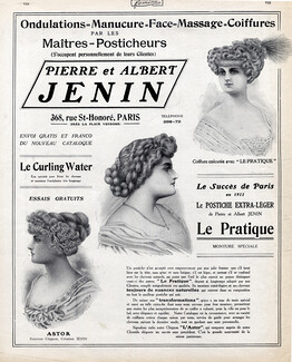 Pierre & Albert Jenin (Hairstyle) 1911 Hairpieces Westfield