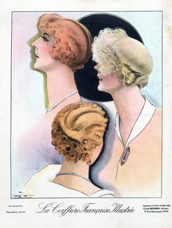 Hairstyle 1928 Coiffure Française Illustrée