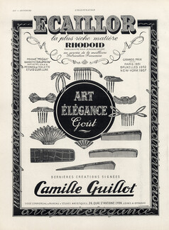 Camille Guillot (Combs) 1941 Migui Comb Ecaillor Rhodoid