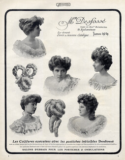Desfossé (Hairstyle) 1906 Hairpieces