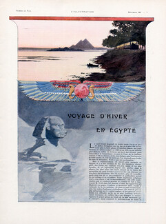 Georges Scott 1901 Winter Journey in Egypt Sphinx