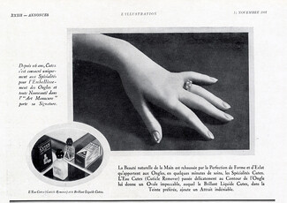 Cutex (Cosmetics) 1931 Nail Polish