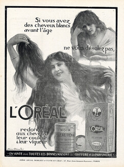 L'Oréal 1921 Jean Claude, Dyes for hair, Hairstyle