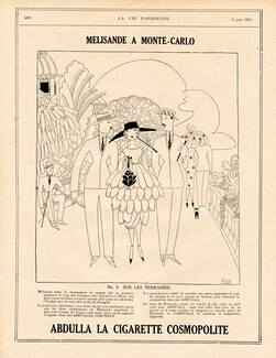 Abdulla 1921 Mélisande Monte-Carlo, Fish n°5, sur les terrasses