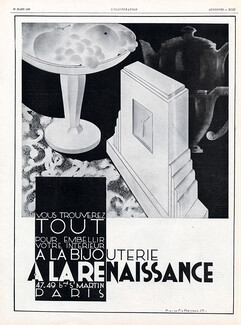 A La Renaissance 1929 Fix Masseau Art Deco