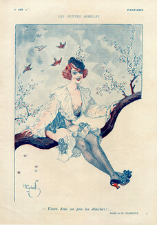 Henry Gerbault 1919 The Bird's Nest Topless