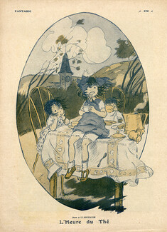 Le Houelleur 1916 The Teatime Children