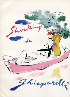 Schiaparelli (Perfumes) 1944 Shocking Sailor Marcel Vertès