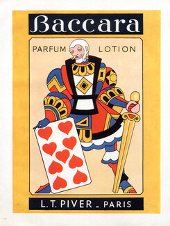 Piver L.T. (Perfumes) 1947 Baccara Playing Cards